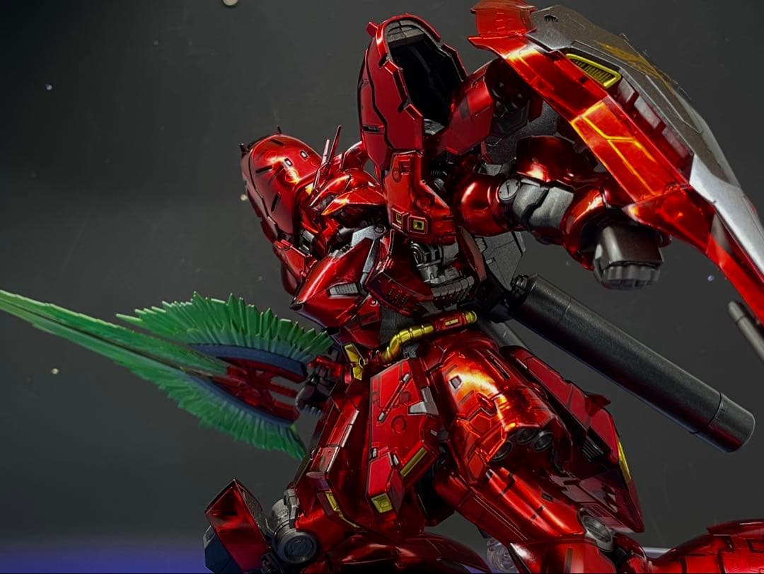 Y*A様 RG 1/144 ガンダムベース限定 サザビー メカニカルコアメッキ