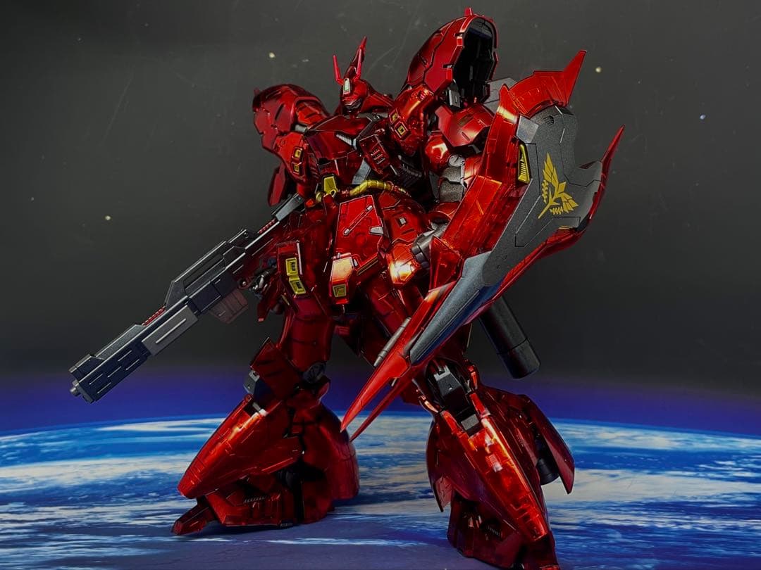 Y*A様 RG 1/144 ガンダムベース限定 サザビー メカニカルコアメッキ