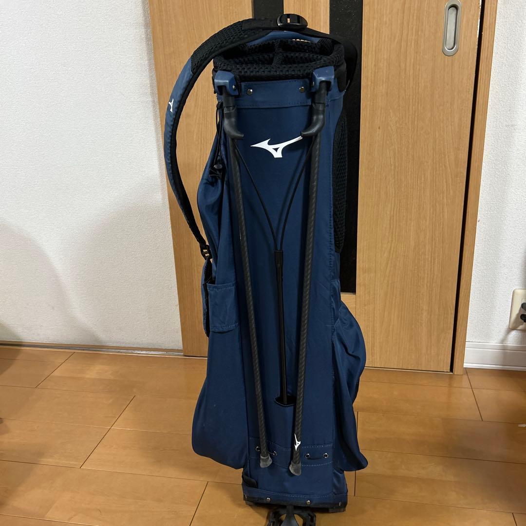 Mizuno ネイビー キャディバッグ スタンド　担ぎ