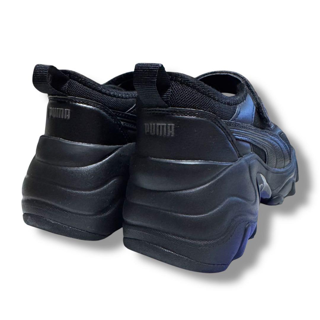 美品✨ PUMA パルサーウェッジ サンダル メリージェーン ブラック 23.5