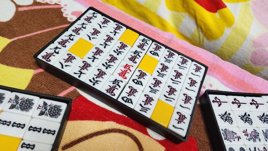 特大 麻雀牌一式 マージャンパイ 麻雀一式 Ｌサイズ まーじゃんぱい Lサイズ