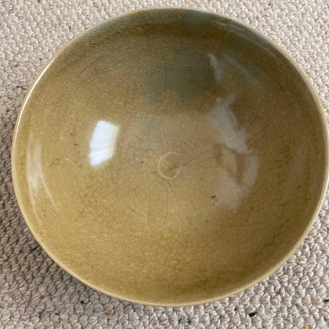 青磁蓮弁紋茶碗　宋代　龍泉窯