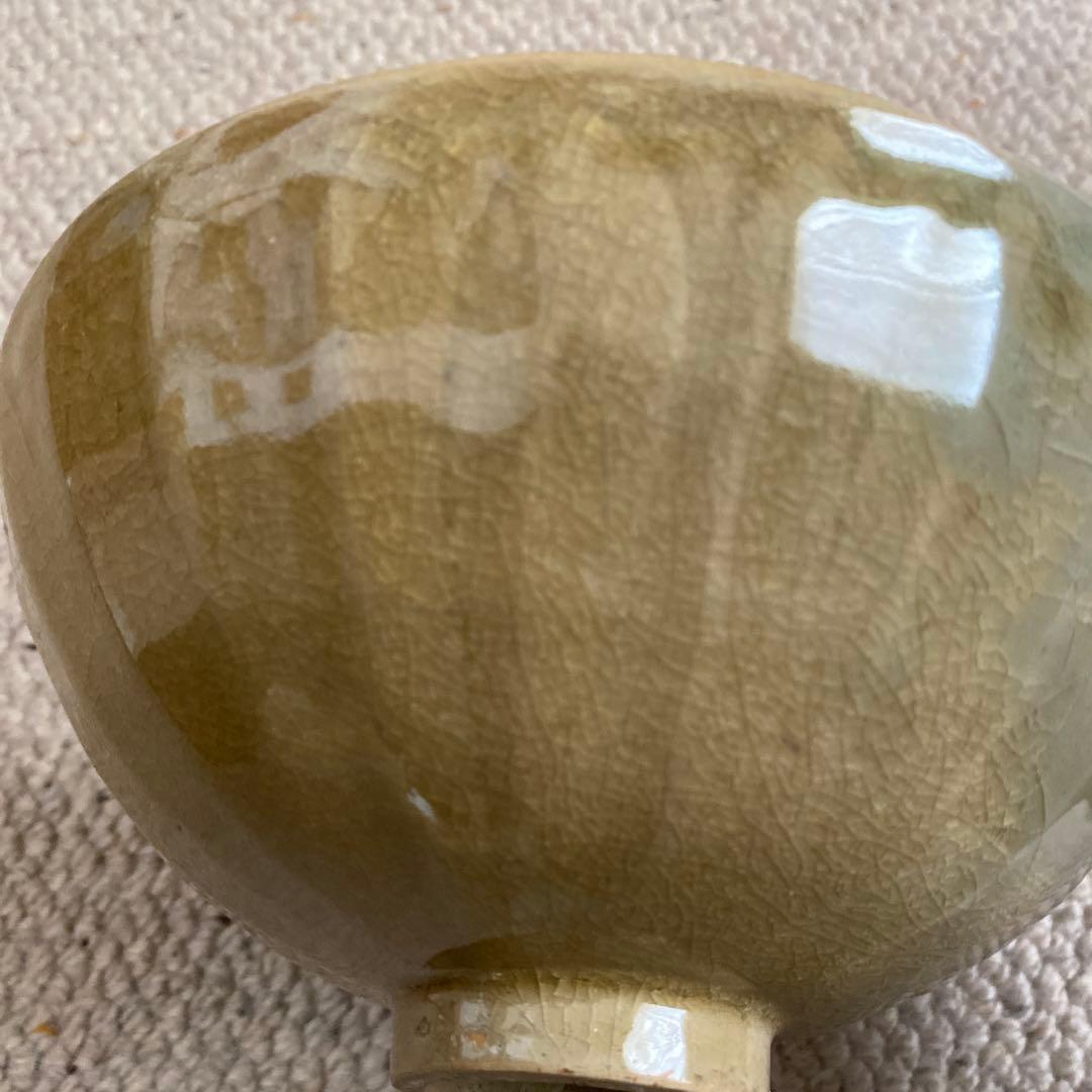 青磁蓮弁紋茶碗　宋代　龍泉窯