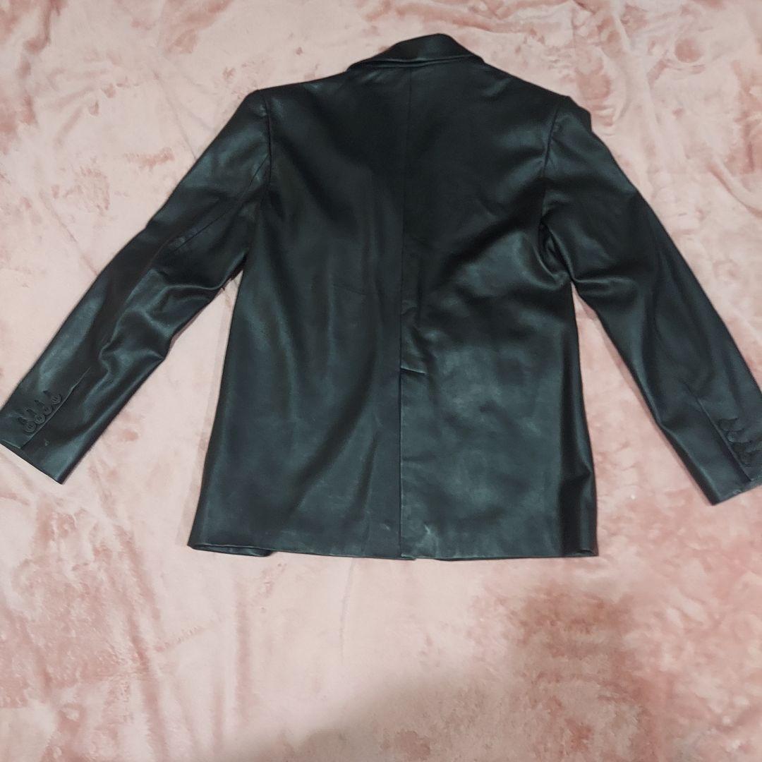 ☆未使用☆TODAYFUL　トゥデイフル　黒 エコレザーテイラージャケット38