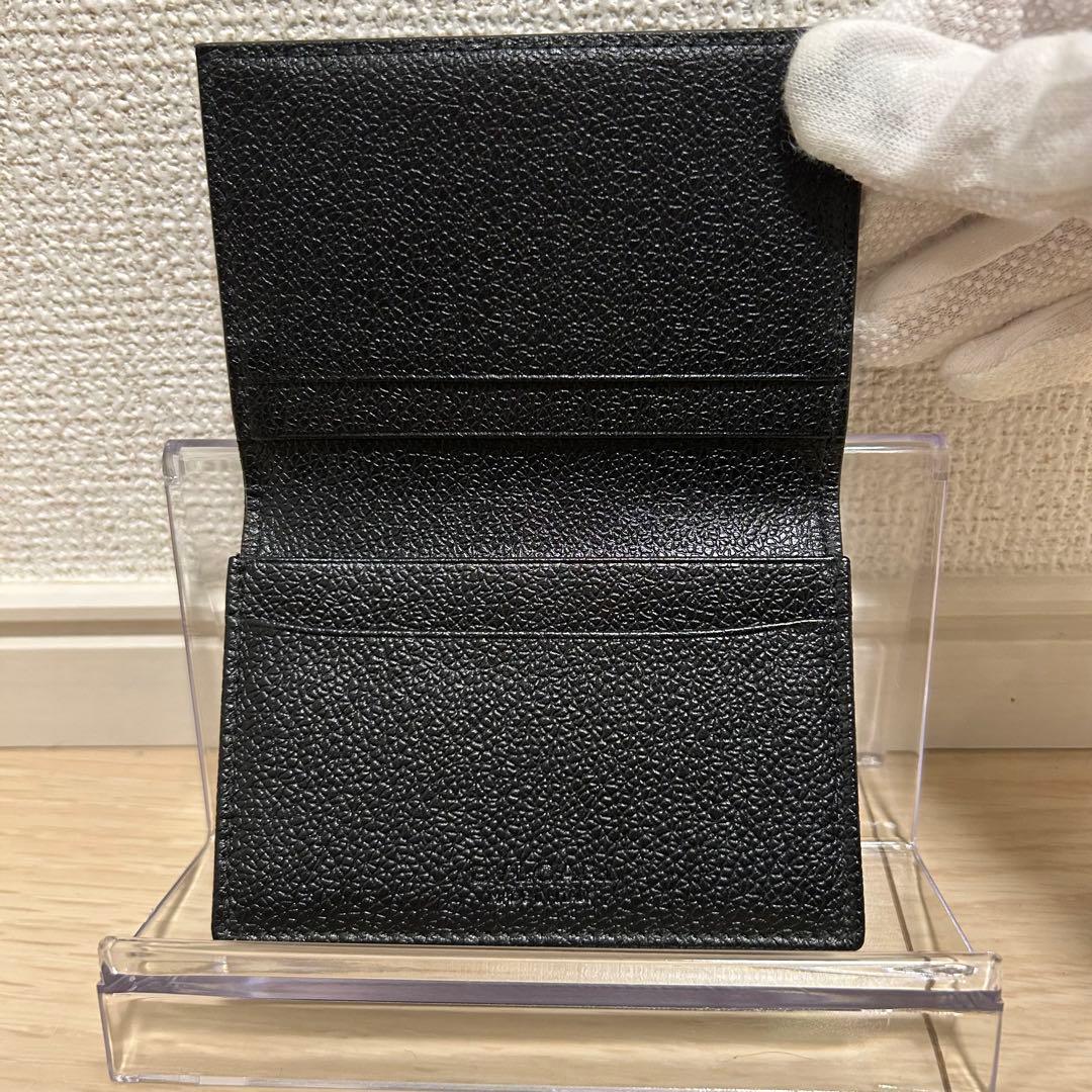 【美品✨】BVLGARI ブルガリ 名刺入れ カードケース 黒 ロゴプレート