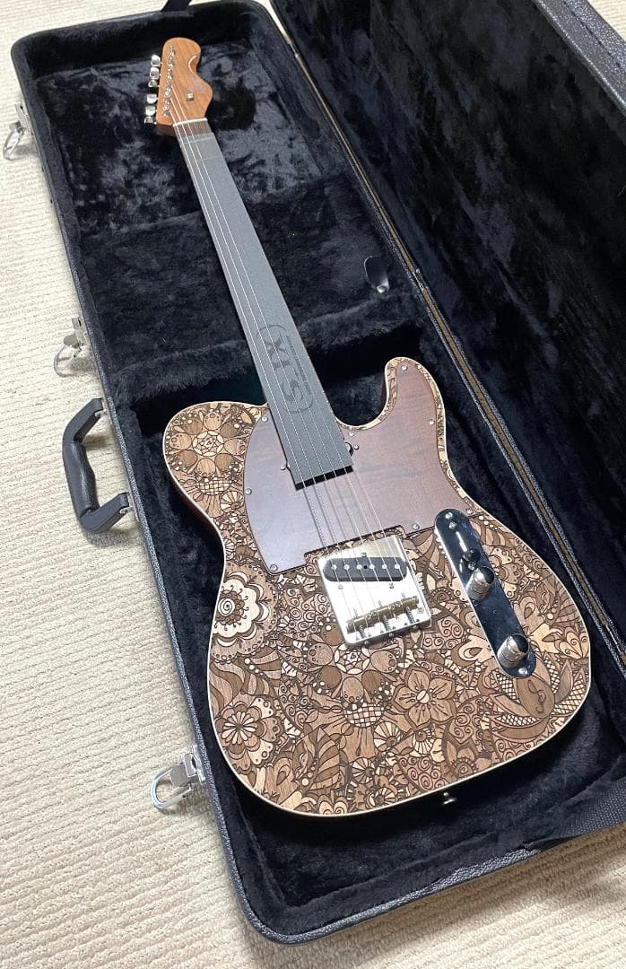 Sago / Order Classic Style T 花柄模様テレキャスター