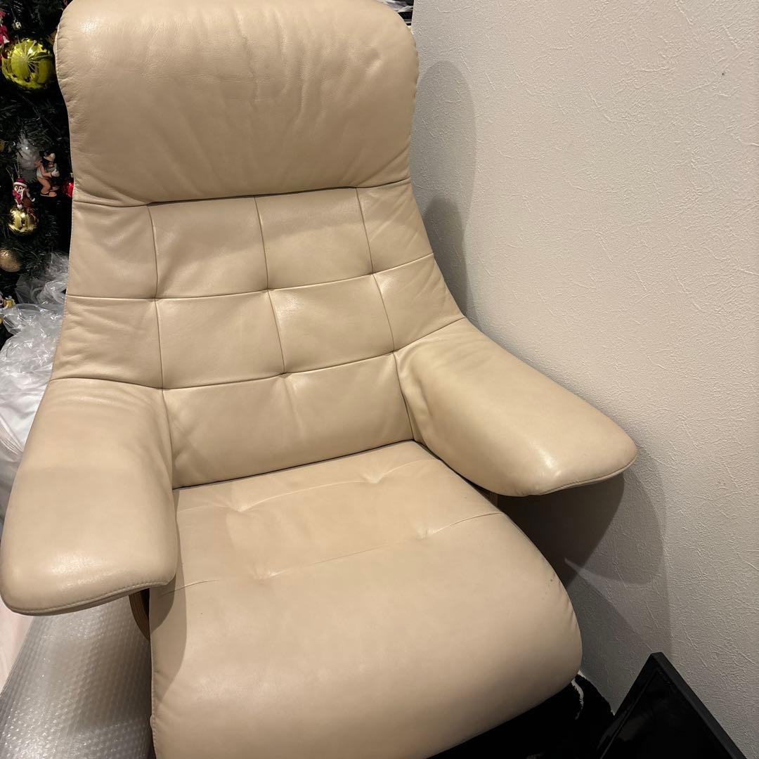 美品karimoku RU72 カリモク ザファースト チェア オットマン