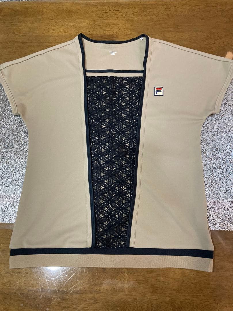 FILA テニスウェア ベージュセット Lサイズ