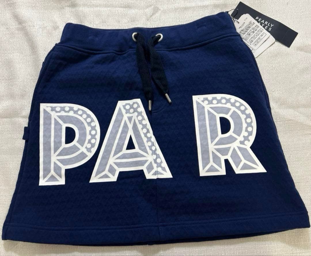 パーリーゲイツ ☆新品タグ付き☆レディース size１(Ｍ)ネイビー