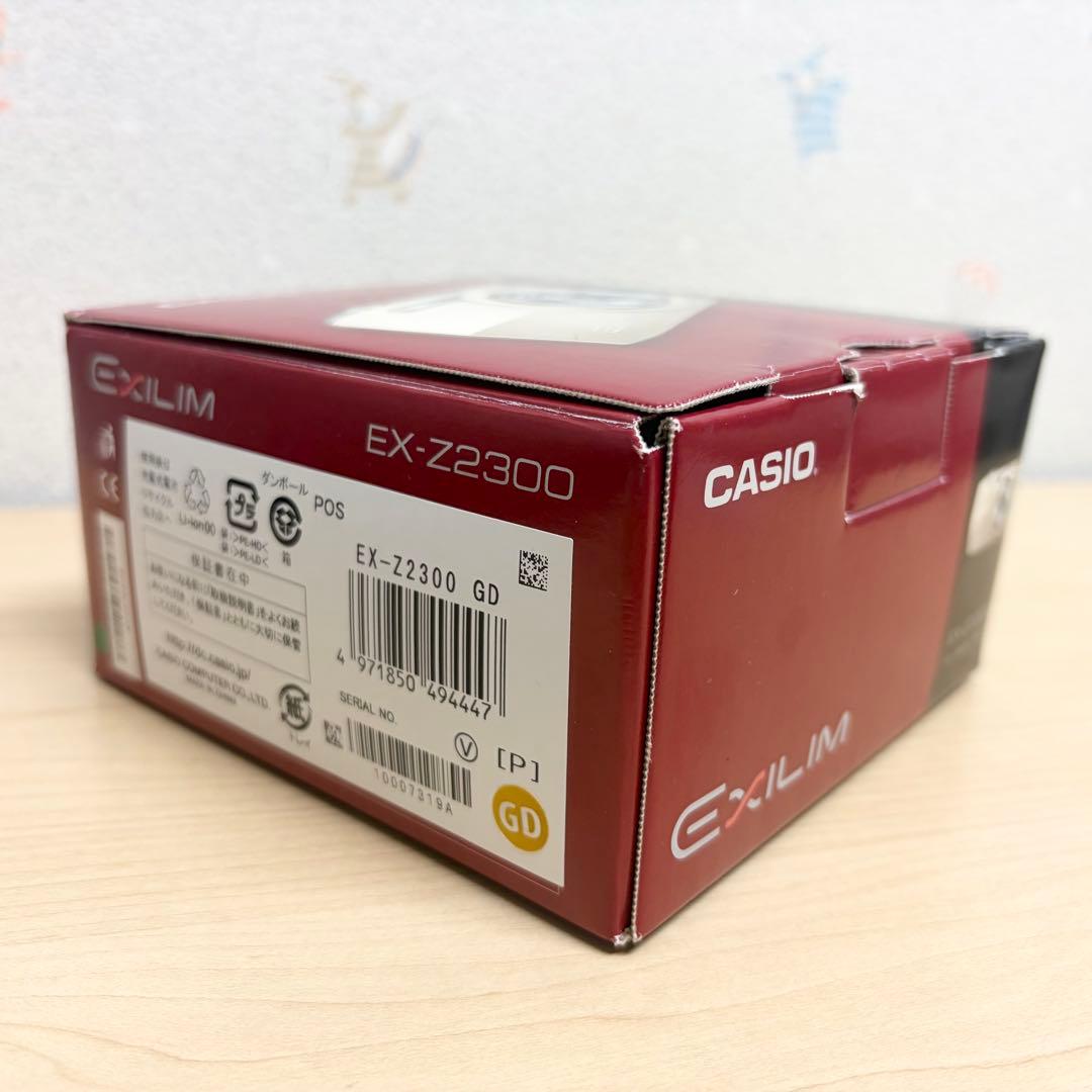 【極美品】CASIO カシオ EX-Z2300 コンデジ デジカメ ゴールド