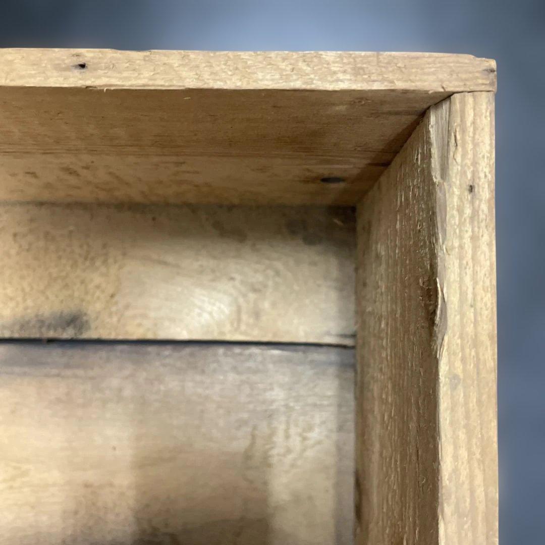 YEBISU アンティーク　 ヴィンテージ 刻印蓋付き　木箱　巴里万博記念ケース