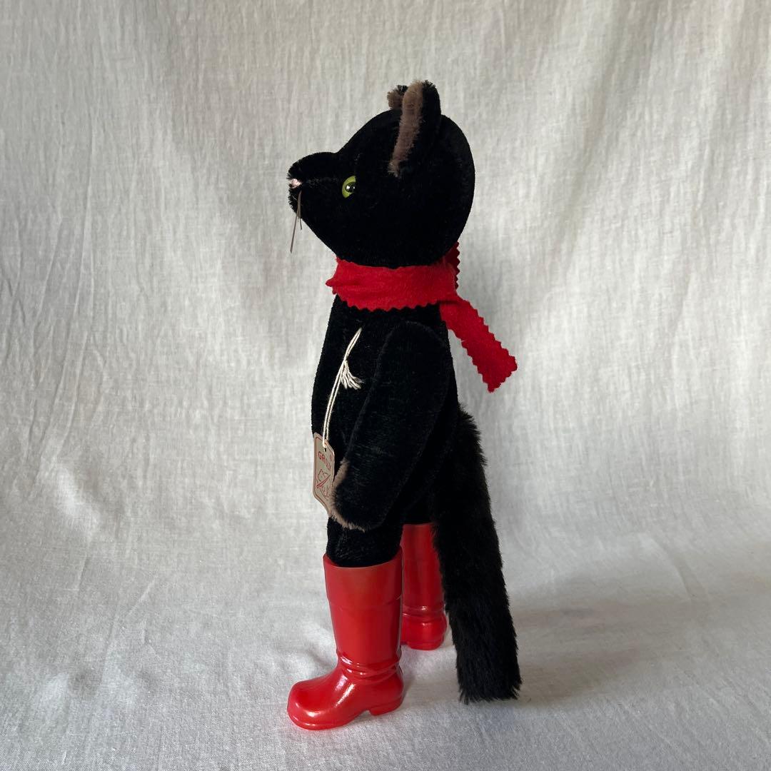 アンティーク　ドイツ　グリズリー社　黒ねこ