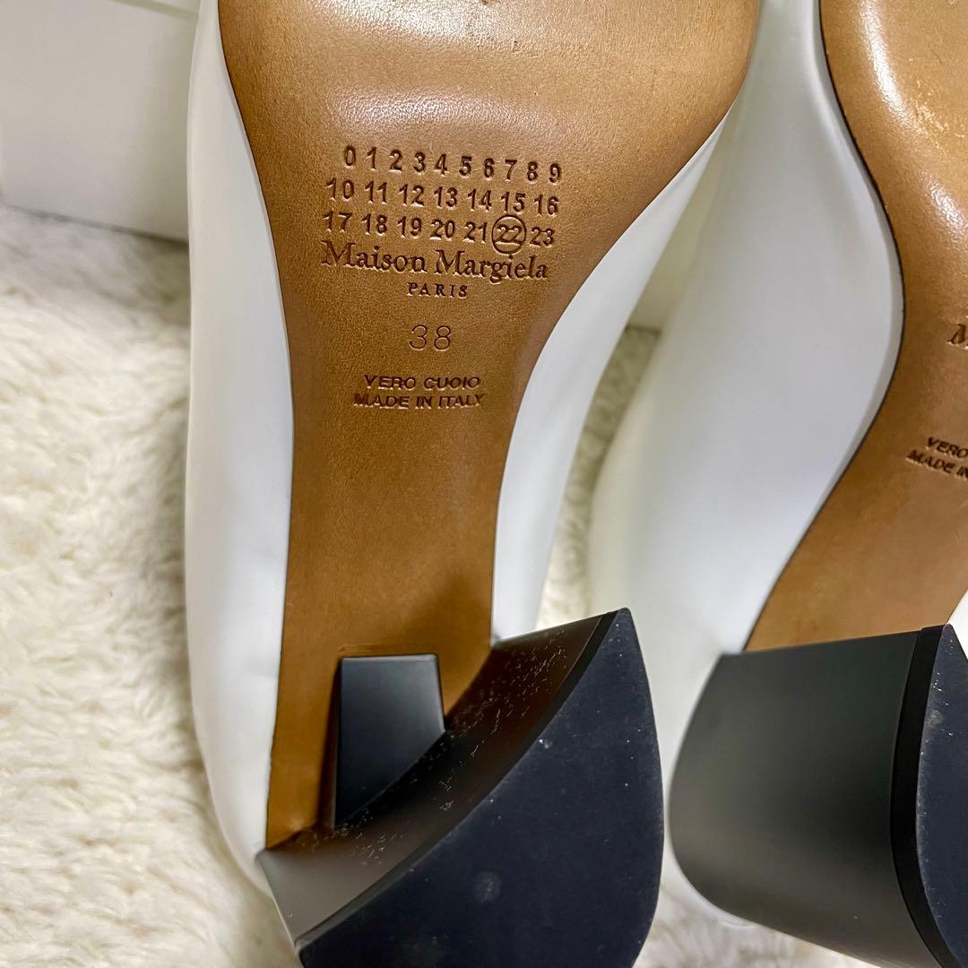 箱付き美品 メゾン マルジェラ レザー ミュール サボ サンダル シューズ