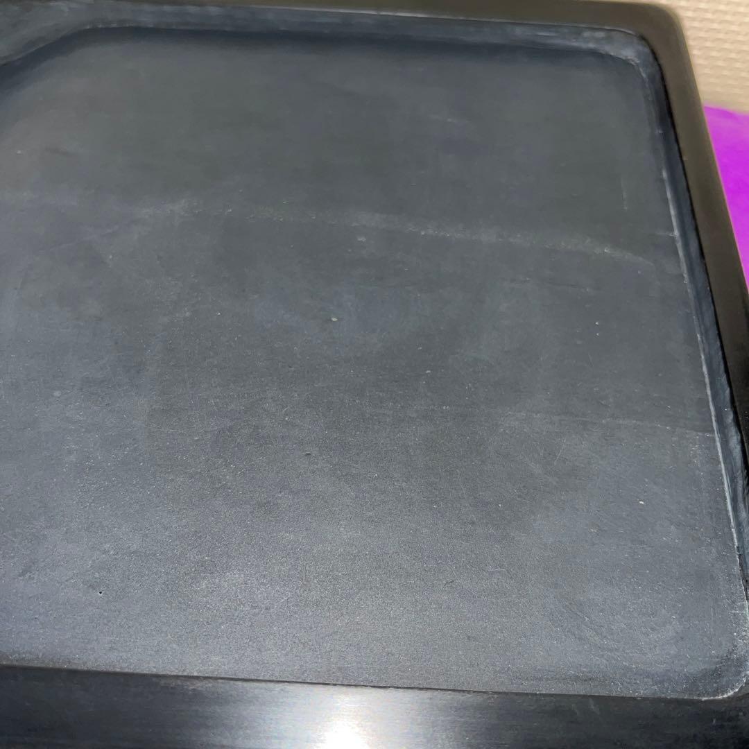 ⭕️雨畑硯　超大型長方硯　玄林雨畑　甲州銘石　硯界最高5kg近く