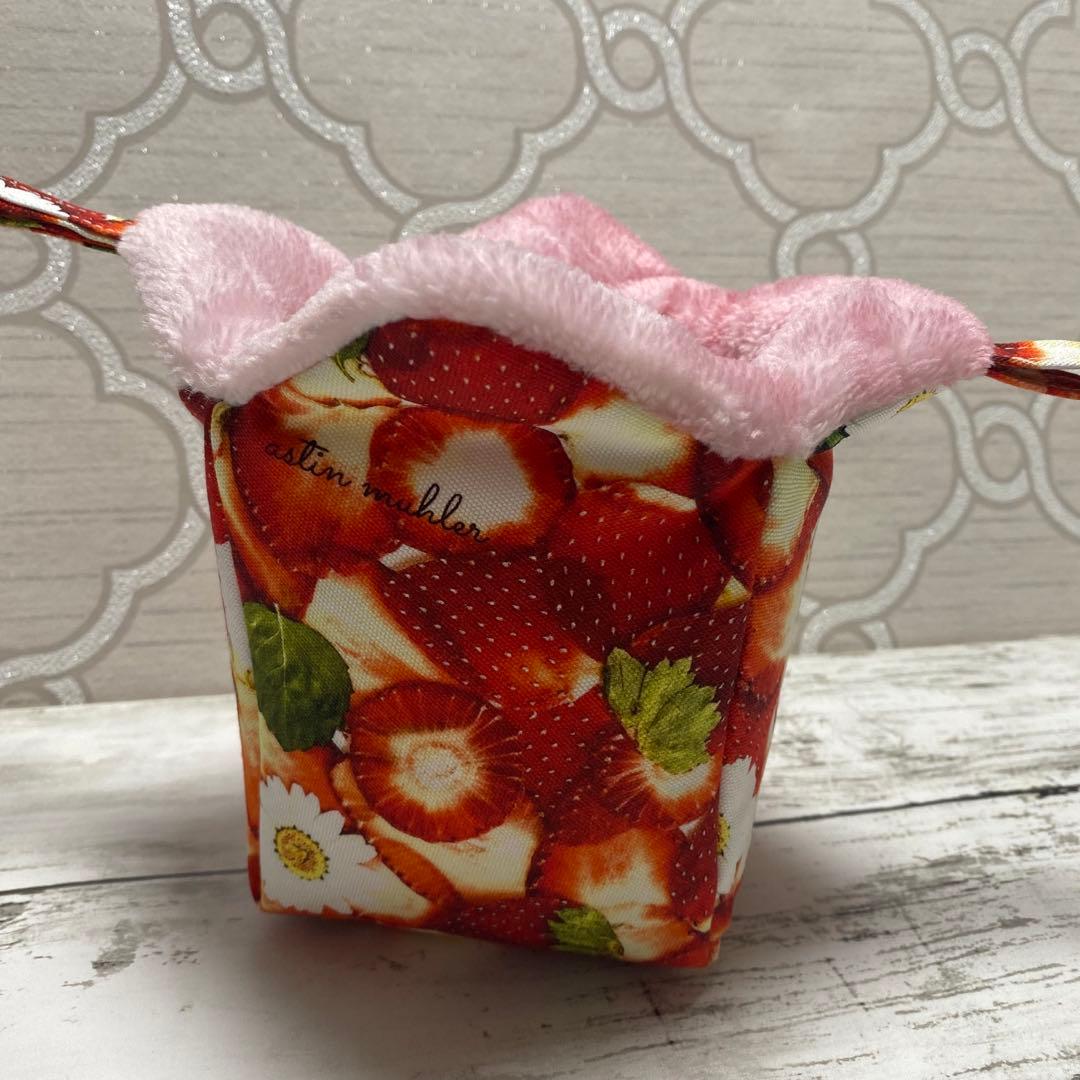 モモンガポーチ　イチゴ