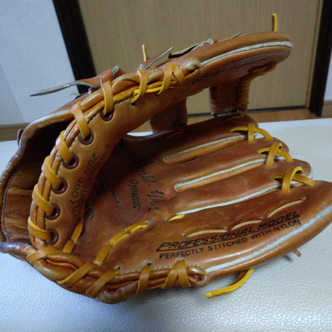 ミズノ　ワールドウィン青カップ　原辰徳モデル　一般軟式用グローブ