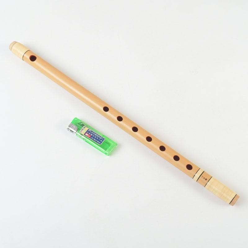 和楽器　木管楽器　獅子田竹渓作　篠笛　竹笛　袋付　N　9781