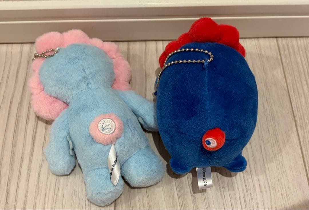 ミャクミャク　パステル　もっちり横　マスコット2個セット