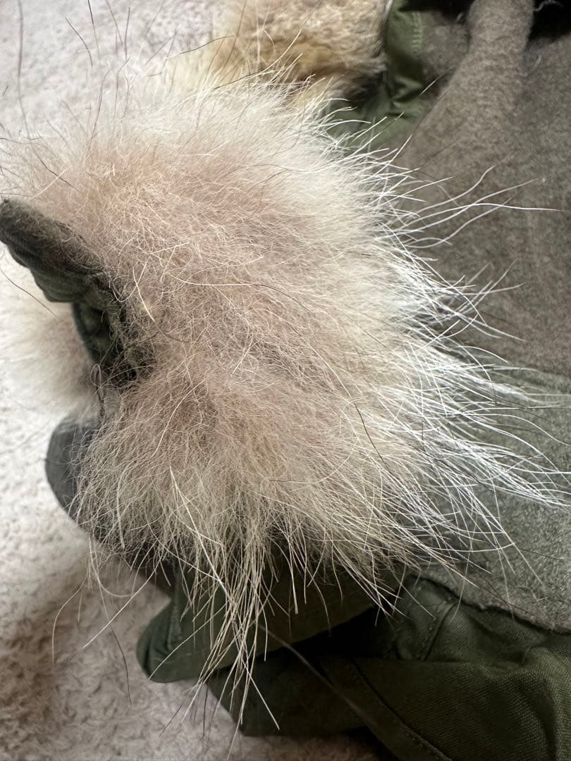 【米軍実物】M-65フィッシュテール　M-51フード付き　XL　70s