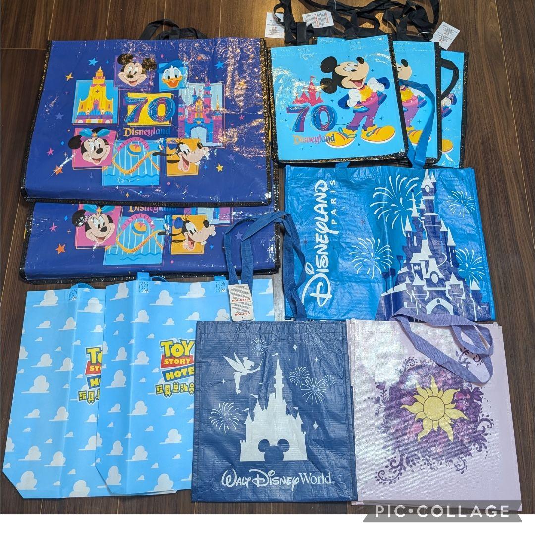 アナハイム カリフォルニア ディズニー70周年ミッキービニールバッグ