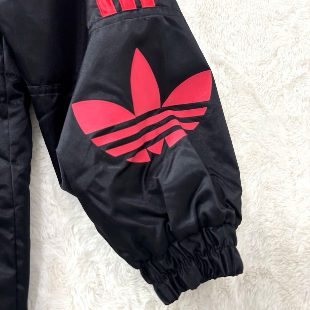 入手困難 80s デサント社製 adidas フード ベンチコート トレフォイル
