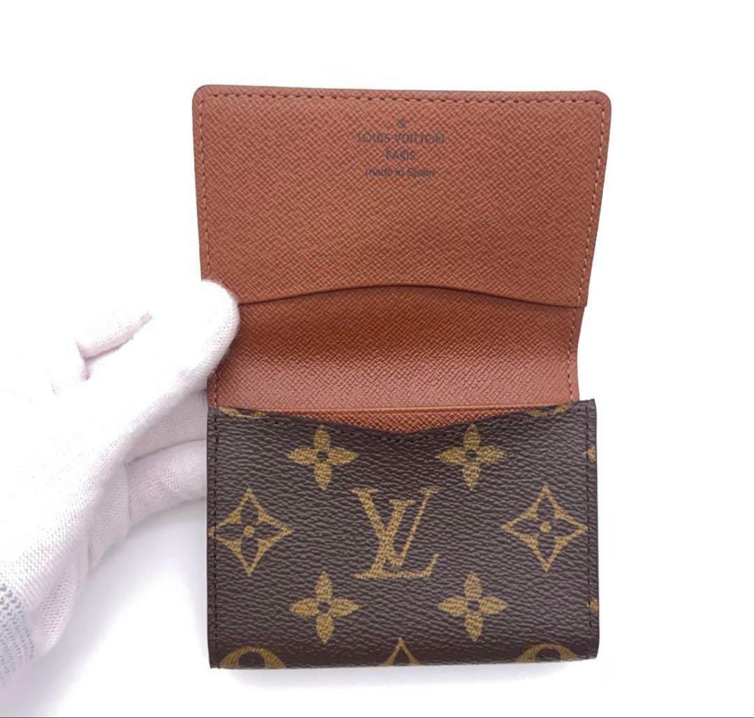 未使用級　ルイヴィトン　モノグラム　 アンヴェロップ カルトドゥヴィジット