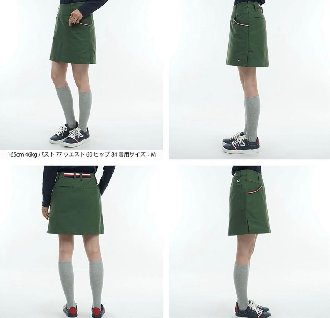 ストレッチツイル　スカート レディース ゴルフ ウェア トミー・ヒルフィガー