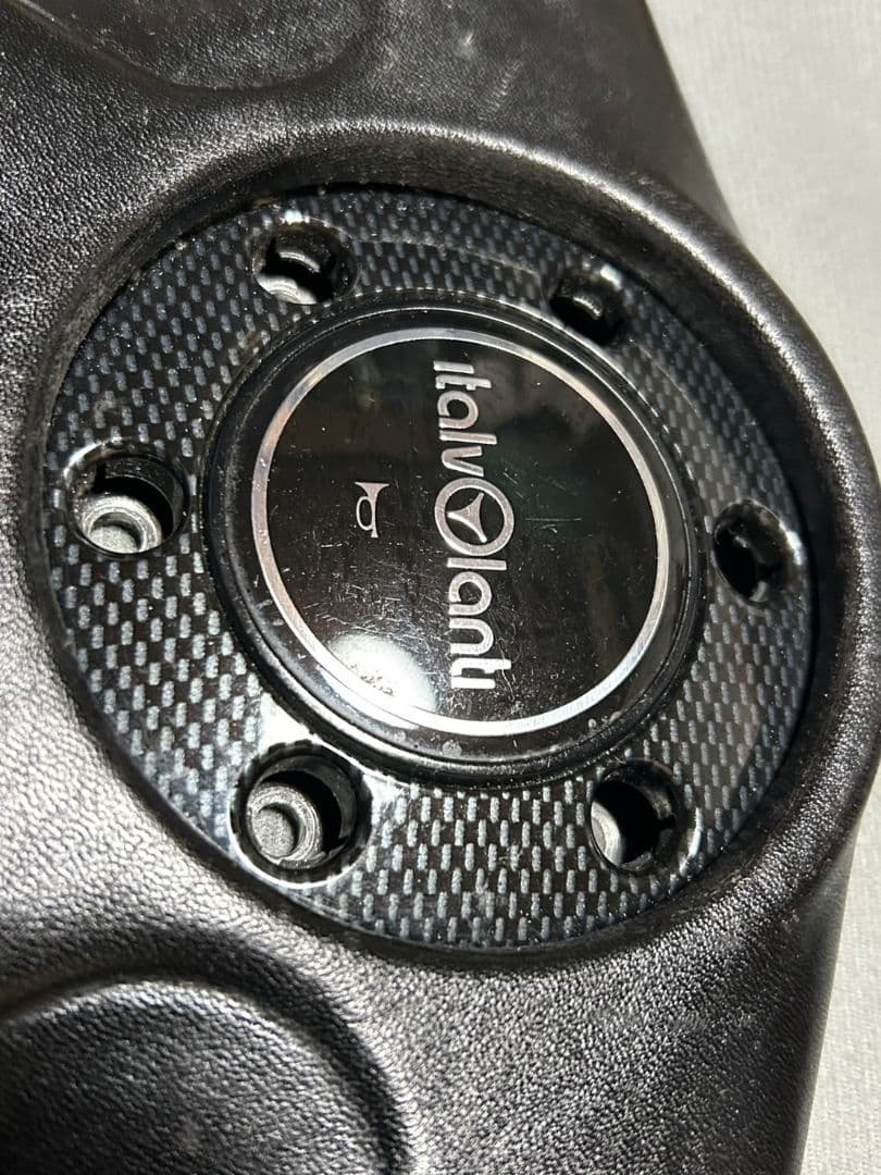 italvolanti ステアリング ウッド レザー　37パイ