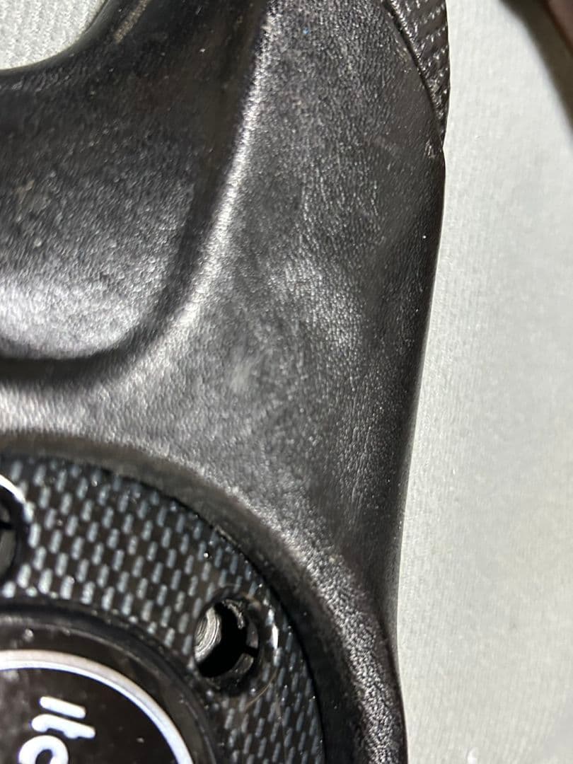 italvolanti ステアリング ウッド レザー　37パイ