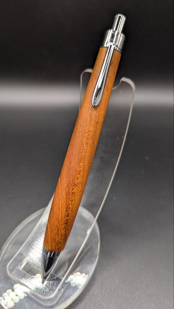 438ペン工房翌檜　キューバンマホガニー　木軸シャーペン　ボールペン
