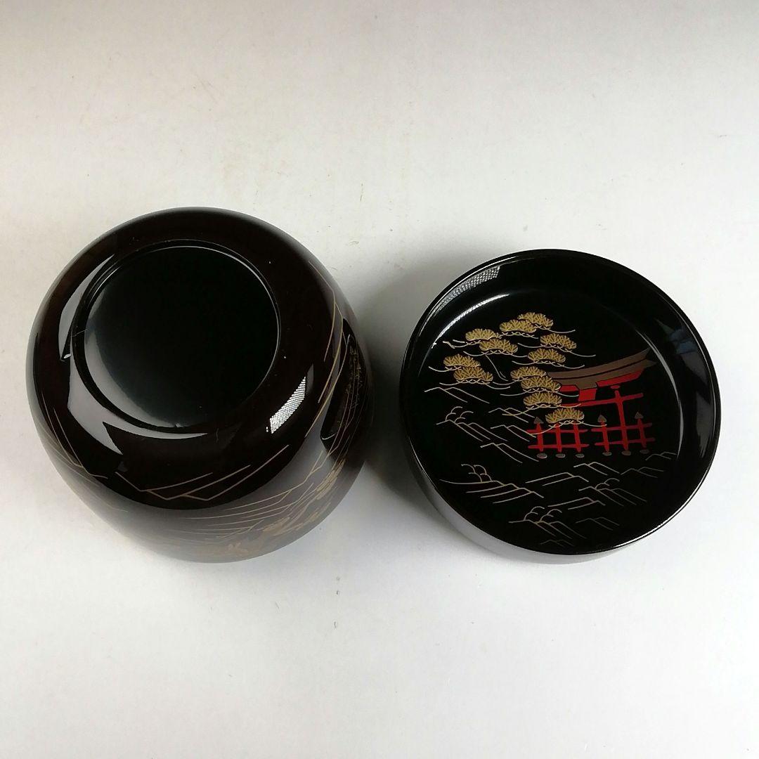 Ｔ８００　棗　『鵬雲斎好写　三景』『蓑輪一幸』　共箱　茶道具