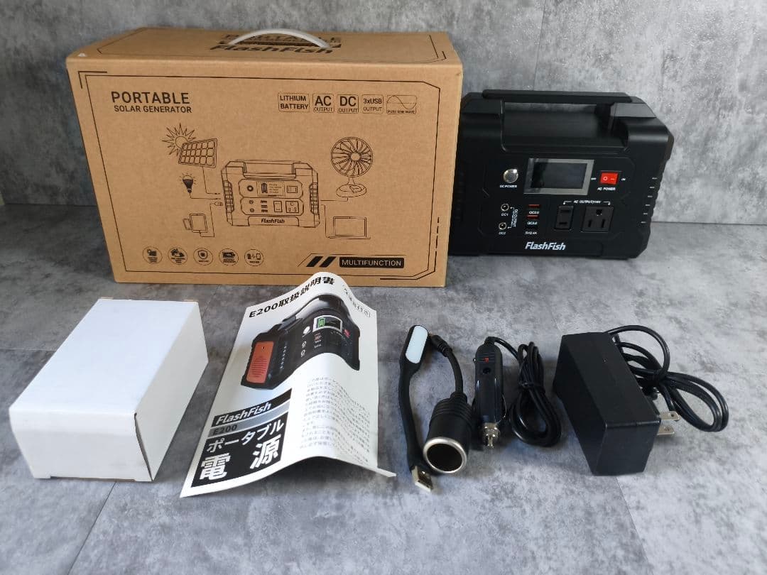 FlashFish ポータブル電源 E200 40800mAh 151Wh