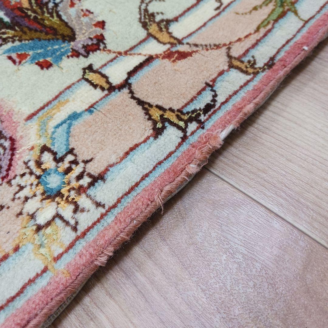 専用Y3054 ペルシャ絨毯 タブリーズ産 ザレザデ工房 ウール 手織り 3m