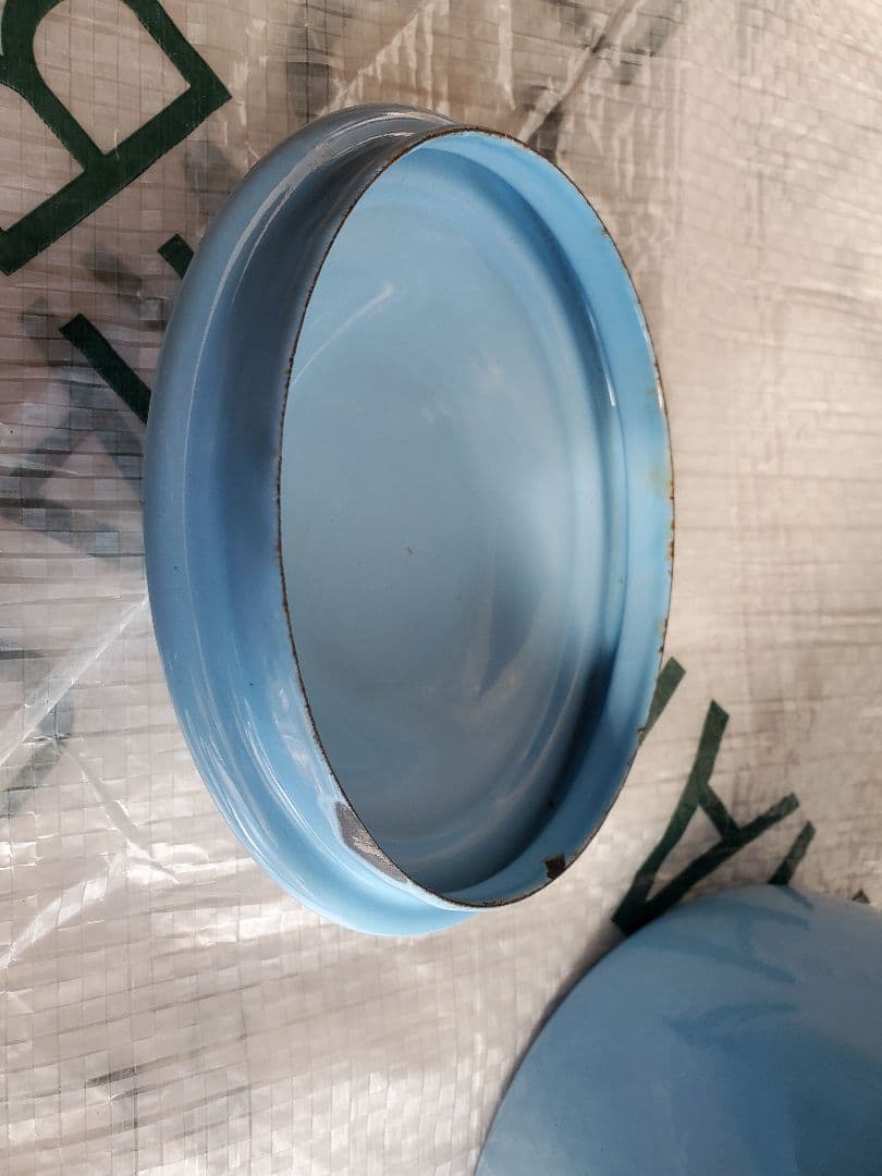 チェコスロバキア　ホーロー　ダブルボイラー