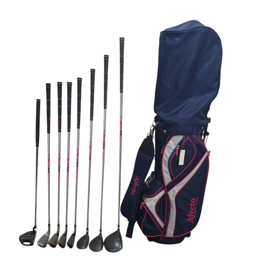 【未使用に近い】Afecto レディース ゴルフ クラブ・バッグセット 8本 L