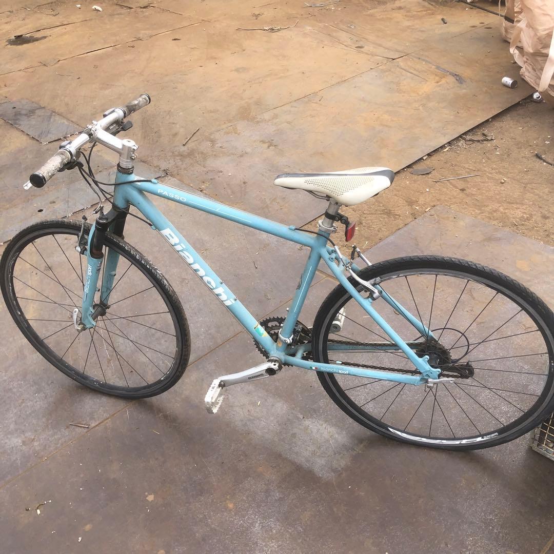 Bianchi クロスバイク 自転車 アルミボディ 48cm