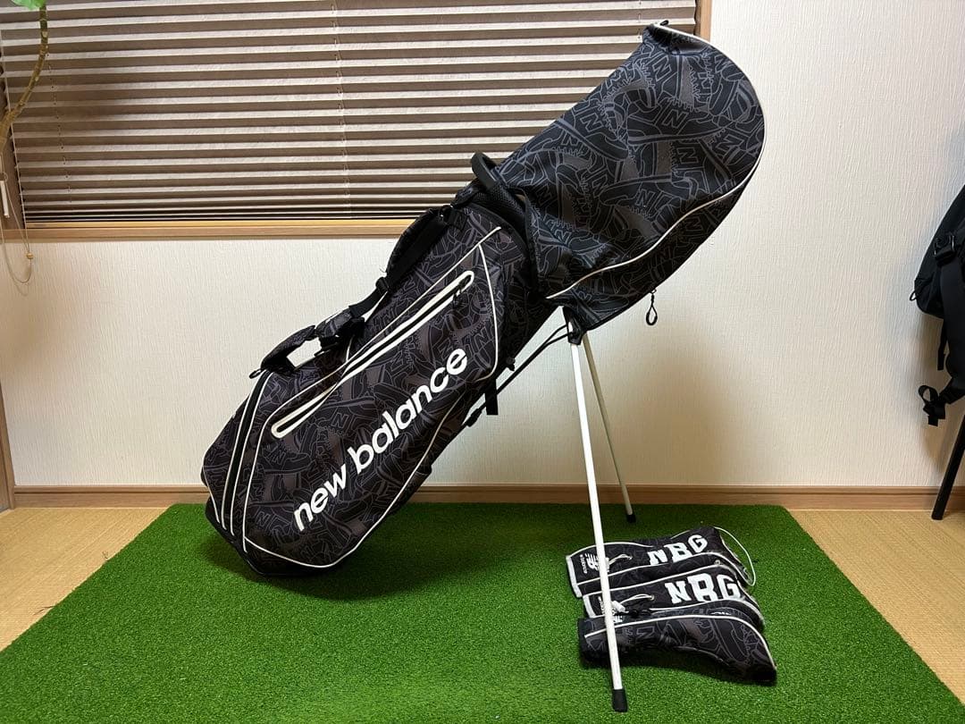 new balance スタンドゴルフバッグ ブラック