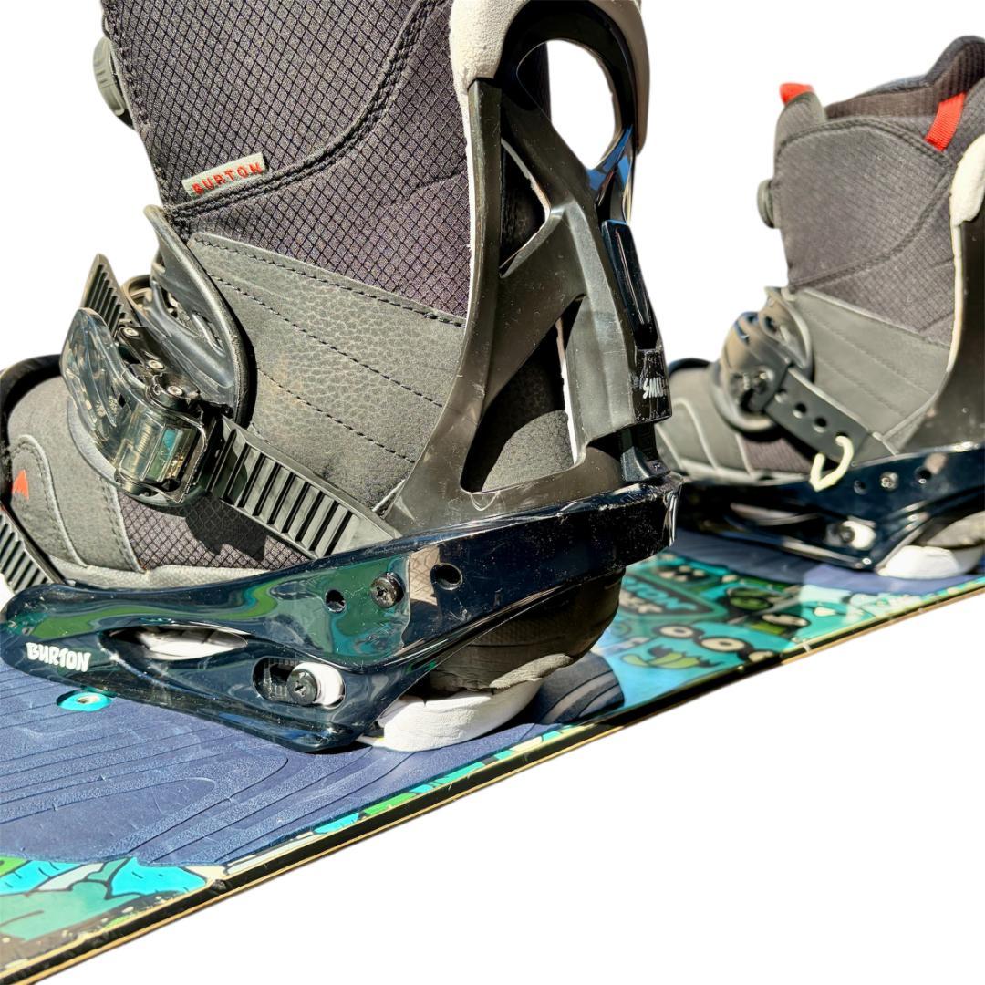 BURTON キッズ スノーボード 3点セット 120cm BOA ブーツ付