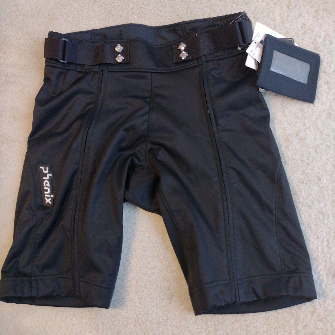 Phenix スキーウェア XL ブラックハーフパンツ