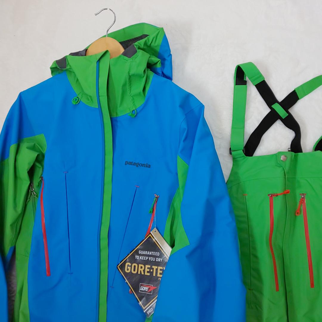 【未使用品】patagonia スーパーアルパインジャケット ＆ ビブ メンズS