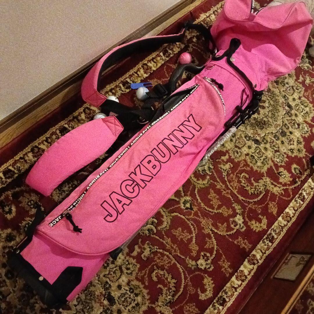 jackbunnyレディースキャディバックピンク