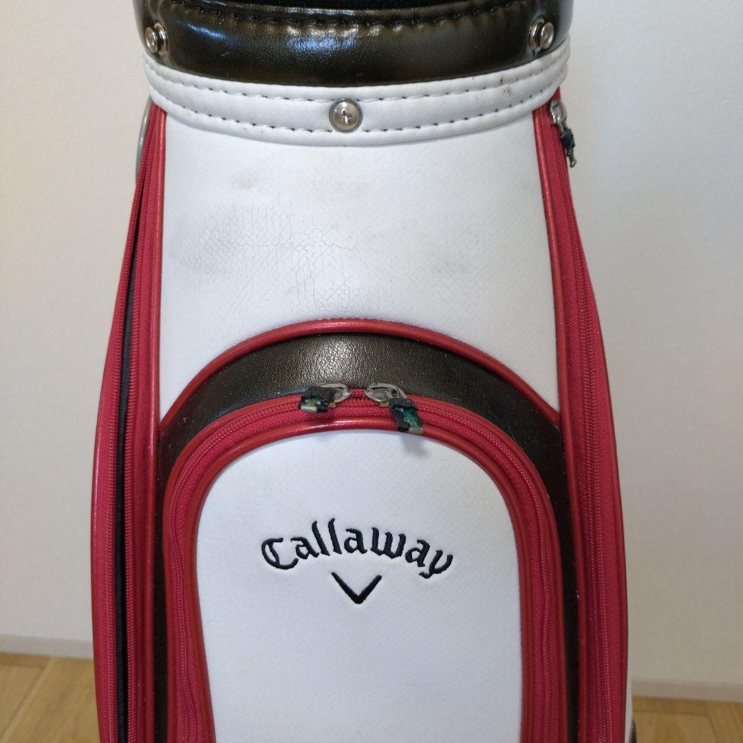 Callaway キャディバッグ ホワイト/レッド
