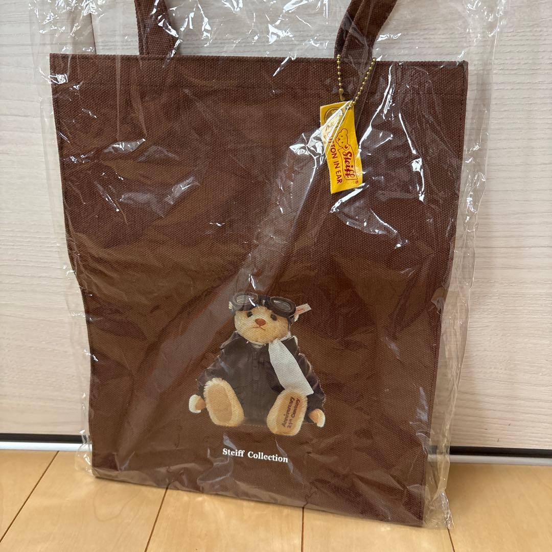 新品　Steiff パイロット　テディベア　JALコラボ　トートバッグ　貴重