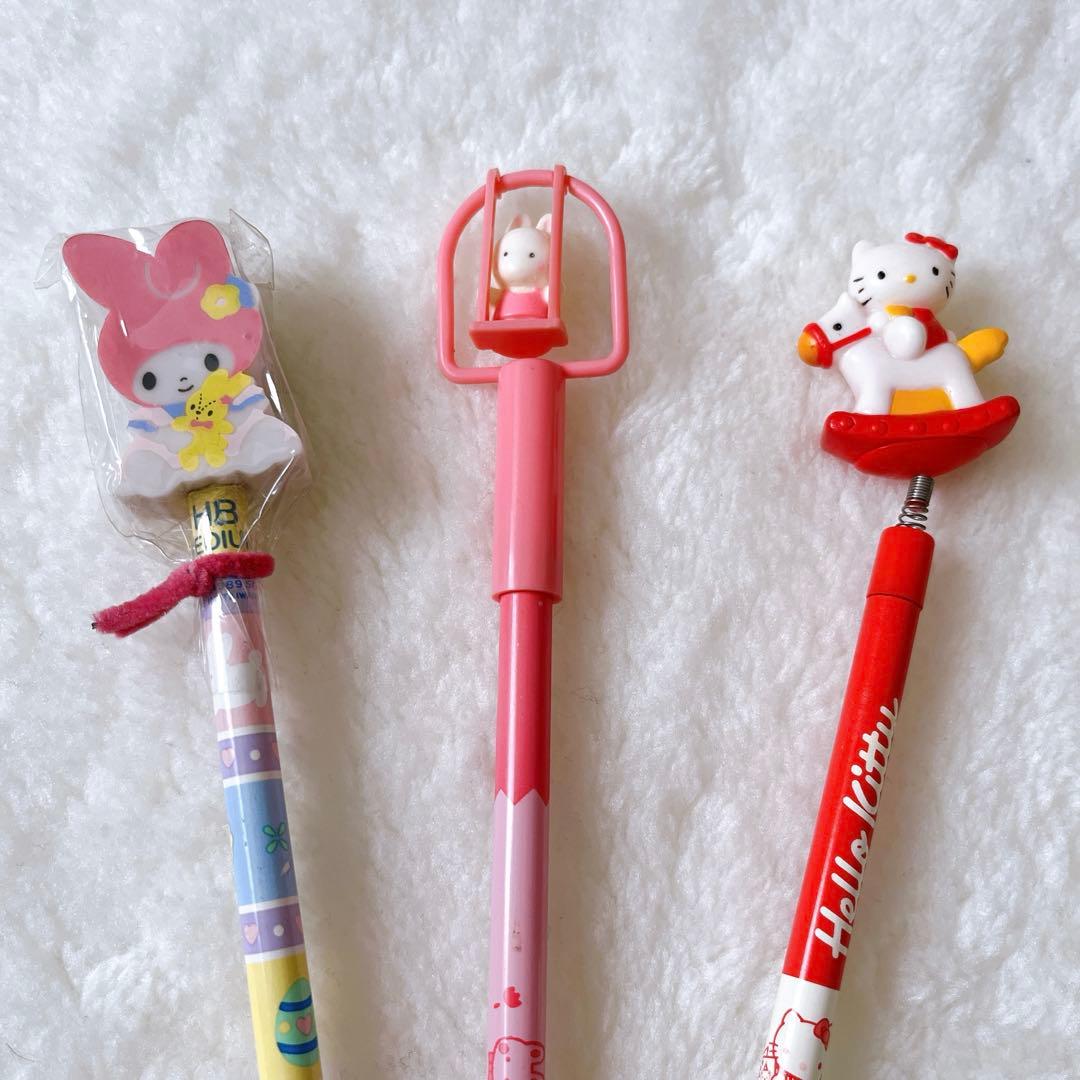 m*s様 【昭和レトロ】 希少‼︎ サンリオキャラクター付き鉛筆3本セット
