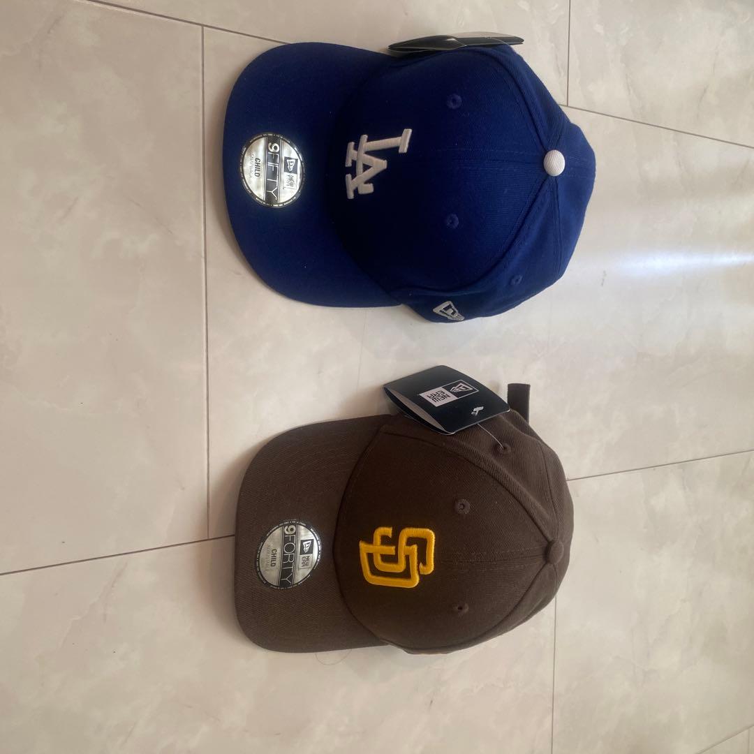 ロサンゼルス・ドジャース＆サンディエゴ・パドレス キャップセット