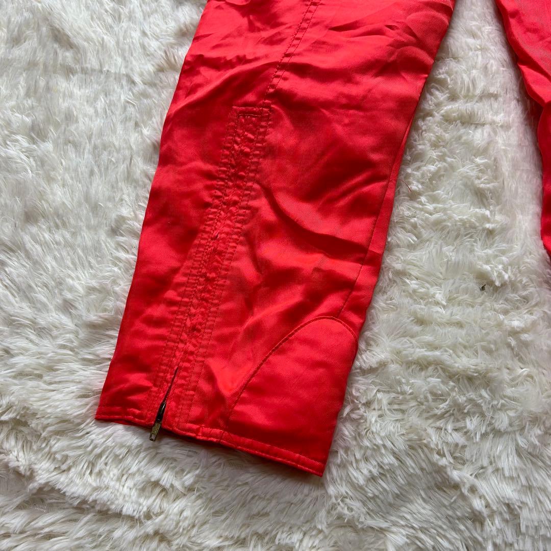 Ellesse スキーウェア スノボ 上下セット 金ボタンバックル オレンジ