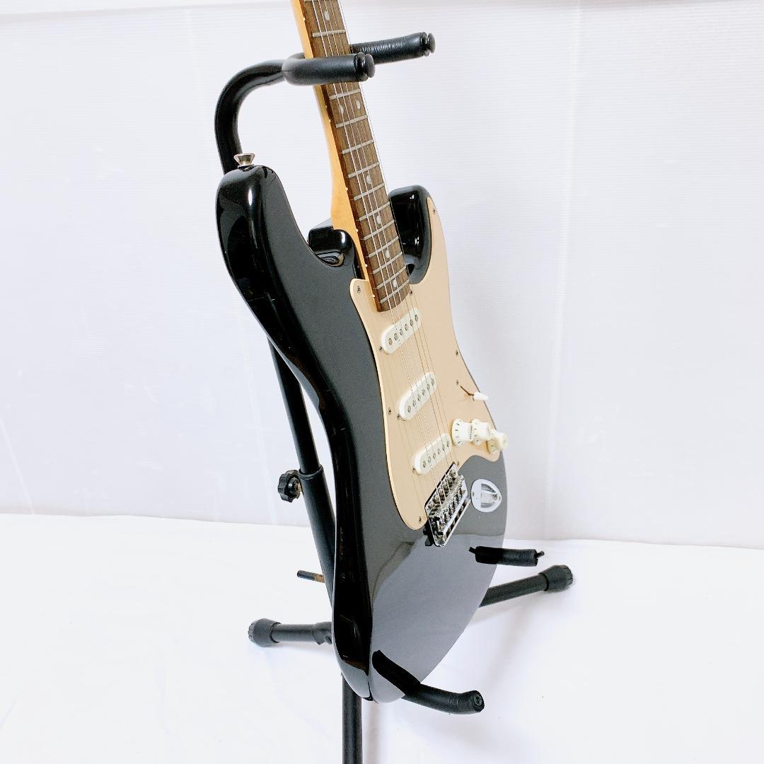 美品 Squier スクワイヤー ストラトキャスター エレキギター ブラック