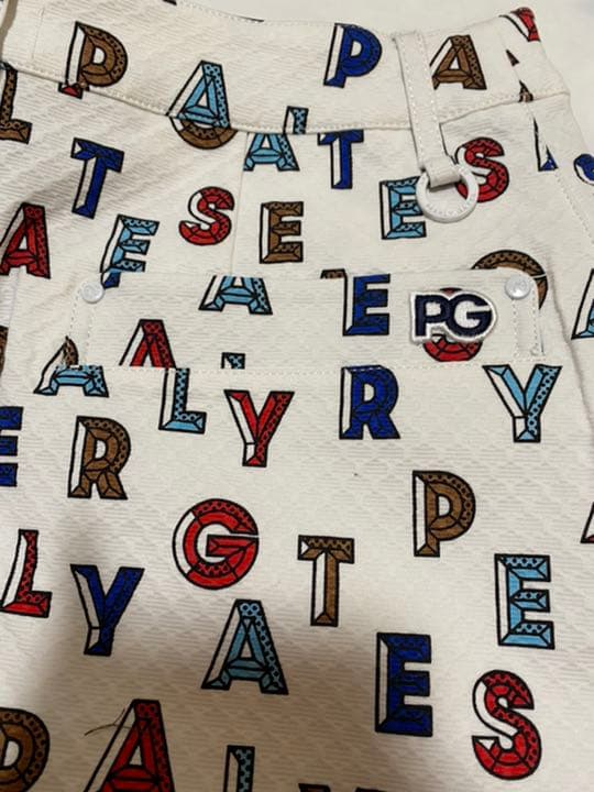 正規品パーリーゲイツアートピケダイヤカットロゴプリントスカートレディスサイズ00