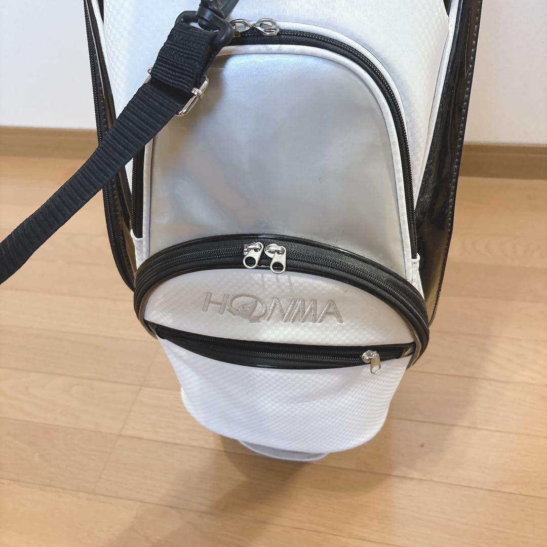 K398 HONMA TOUR WORLD キャディバッグ ホワイト