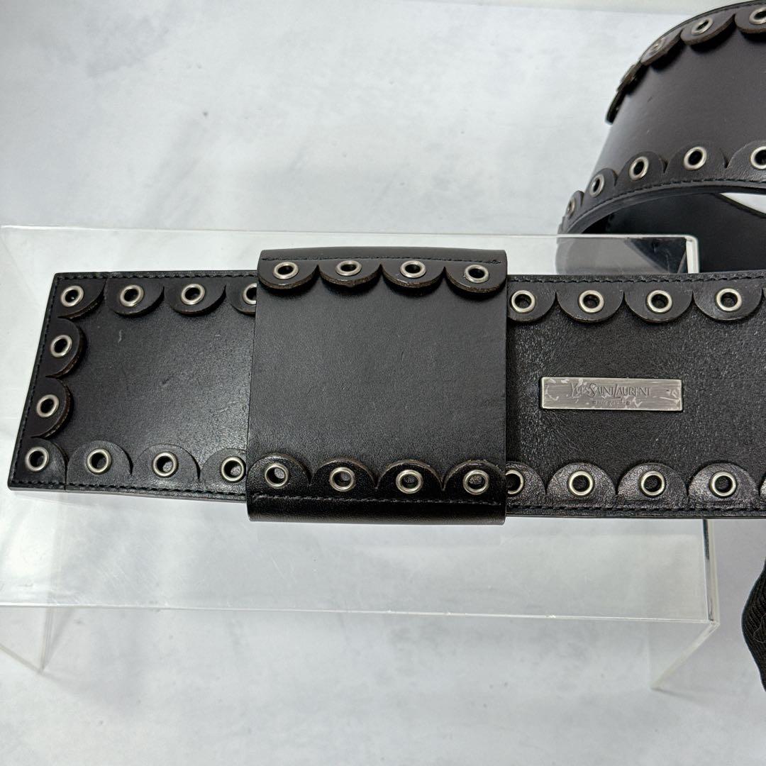 YVES SAINT LAURENT リヴゴーシュ ベルト　アイレット